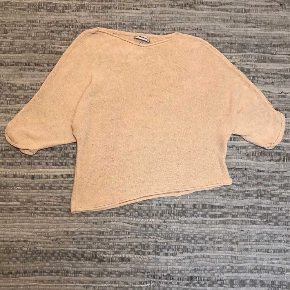 Pale Pink Zara Sweater Size M